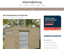 Tablet Screenshot of minecrafted.org